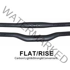 카본핸들바 산악 자전거 핸들 바 상승/플랫 부품 31.6mm 플랫 라이저 MTB Accessorie, [12] Rise 640mm