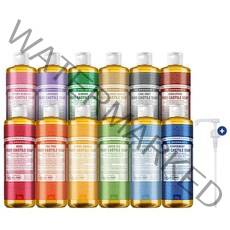닥터브로너스 [닥터 브로너스] 퓨어 캐스틸 솝 475ml+펌프, 그린티 475ml+펌프