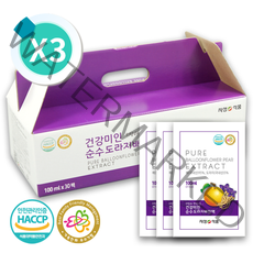 무안 황토 HACCP 저온착즙 도라지배즙 건강즙 건강미인순수, 도라지배진액 120팩