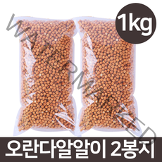 [동명마켓]에코푸드 오란다알알이 1kg 2봉지/오란다재료/퍼핑콩/수제오란다/명절선물/전통과자/강정용/수제강정, 1kg x 2봉지