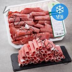 이플원 미국산 소고기 설깃 샤브샤브용 (냉동), 600g, 1개