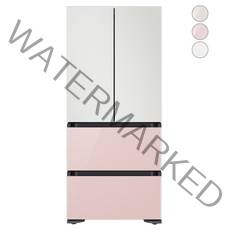[색상선택형] 삼성전자 비스포크 프리스탠딩 김치냉장고 플러스 방문설치, RQ48A9402AP, 글램 핑크