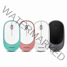 필립스 M314저소음 무선 마우스 SPK7314, 화이트