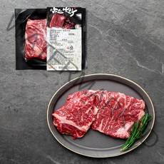 본고기 암소한우 1등급 채끝구이용 (냉장), 200g, 1팩