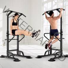 토탈벤치 치닝디핑 트랩바 인버티드로우 홈트 홈짐, 4001D블랙  1.55-2.3미터 조절 가능