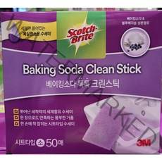 3m 베이킹소다 시트형 50개 청소용수세미 코스트코, 2팩