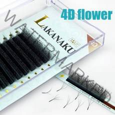 LAKANAKU-Cilios W 5D 모양의 볼륨 팬 Cilios 5D 속눈썹 연장 용품 아름다운 밍크 눈썹, 01 0.07mm_05 12mm_02 D, 02 4D W