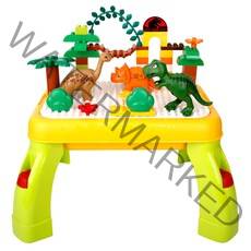 TOYPLUS 다이노소어 2IN1 테이블 블럭 놀이, 랜덤 발송