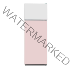 하이얼 글램 글라스 일반형냉장고 방문설치, 화이트 + 핑크, HRT210MDWP