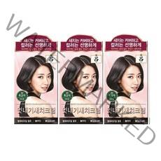 3개)려 우아채 멋내기 새치염색중택, 3N 흑갈색, 3개