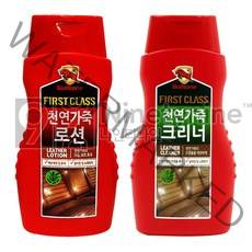 불스원 천연가죽 크리너 천연가죽로션 2종세트, 300ml, 1세트