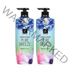 엘라스틴 퍼퓸 샴푸 퓨어브리즈, 2개, 600ml