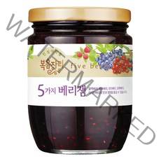 복음자리 5가지 베리잼, 350g, 1개