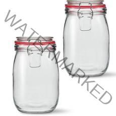 미르 클립 메탈글라스 자, 1L, 2개입