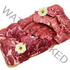 한우1등급 다모임1번세트 600g (삼각살 새우살 살치살) 구이용 고급 특수부위 구성세트