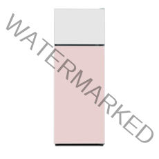 하이얼 글램 글라스 일반형냉장고 방문설치, 화이트 + 핑크, HRT210MDWP