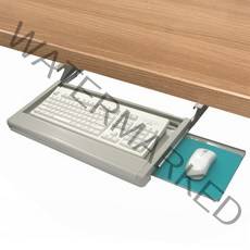 키보드 트레이 받침대 슬라이딩형 거치대 601-1, 단품, 단품