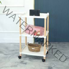 HK 가정용 3단 카트, 화이트
