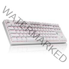 COX 교체축 기계식 LED 게이밍 텐키리스 키보드 갈축, 화이트, CK250