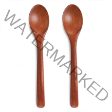 에보니 옻칠 티스푼 커피스푼, 2개, 티스푼14