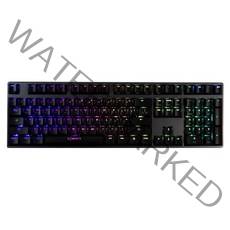 덱 만텔라 CBL-108S RGB 갈축 한글버전 키보드, 블랙, 일반형