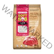 소프트밥 전연령 증기로 찐 사료, 소, 3kg, 1개