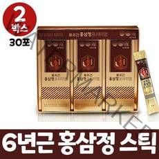 대동고려삼 홍삼스틱 블로건 프리미엄 홍삼정 국내산 짜먹는 홍삼 진액 농축액 6년근홍삼 진세노사이드 20mg, 2박스, 30포