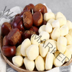 FUNET 공주깐밤 누드밤 율피밤 조각밤 1kg, 1박스, 깐밤 율피밤(중) 500g