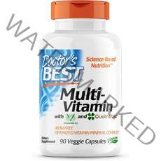 해외 직구 종합 비타민 / 닥터베스트 멀티 비타민 -비건 글루텐 프리 Doctor's Best Multi-Vitamin 90정, 1개