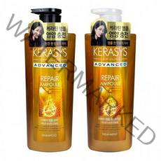 케라시스 어드밴스드 리페어 앰플 600ml 샴푸 트리트먼트 세트-D, 상세페이지 참조