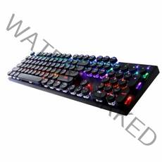 앱코 조약돌 레트로 키캡 축교환 레인보우 LED 게이밍 기계식 유선 키보드 청축, K840, 블랙, 일반형