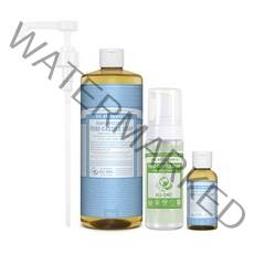 닥터브로너스 베이비 캐스틸 솝 세안&바디클렌저 950ml + 60ml, 1개, 1010ml