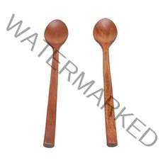 아카시아 옻칠 커피 롱스푼, 2개입