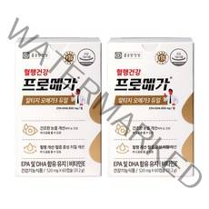 종근당건강 프로메가 알티지 오메가3 듀얼 520mg x 60캡슐, 60정, 2개