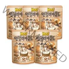 길림양행 HBAF 바프 인절미아몬드 40g x 5개