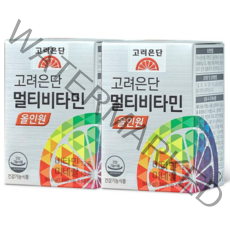 고려은단 멀티비타민 올인원 60정, 2개