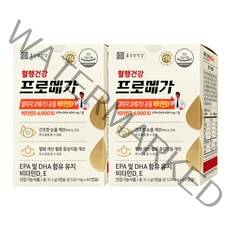 종근당건강 혈행건강 프로메가 알티지 오메가3 듀얼 비타민D 60캡슐X2개, 단품, 단품