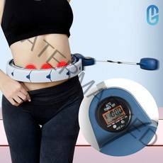 MG 4세대 스마트 카운터 다이어트 훌라후프 지압 시간 횟수 체크, 추가블럭 1개_핑크