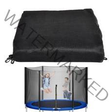 6피트 8피트 10피트 트램폴린 그물 안티 가을 점프 패드 안전망 보호 가드 홈 어린이 실내 야외, 6극 6피트