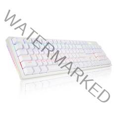 앱코 HACKER 축교환 측면 RGB 라이팅 이중사출 게이밍 기계식 키보드 갈축, K515, 화이트, 일반형