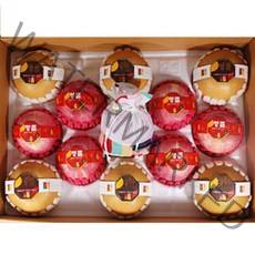 [에이원플러스] 복주머니 사과배혼합 1호 2호 명절 선물세트, A. 복주머니 사과배혼합 선물세트 1호 (특대)