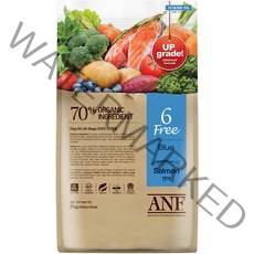 ANF 전연령 독 식스프리 블루 연어 건식사료, 생선, 2kg, 1개