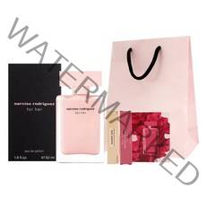 나르시소로드리게즈 포 허 EDP 50ml + 스틱향수 2종 x 1ml 랜덤발송 + 쇼핑백, 1세트