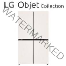 LG 디오스 오브제컬렉션 4도어 냉장고 (T873MEE012), 베이지+베이지
