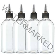 병도매닷컴 투명 뾰족 검정마개 공병 ARB330, 330ml, 4개입