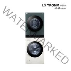 LG 오브제 워시타워 20kg 그린 베이지 W20EGZ, 없음