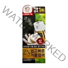 미쟝센 미장센 쉽고빠른 거품염색 2N 흑색 새치염색약, 단품, 단품
