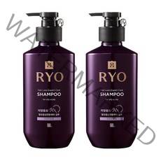 려 자양윤모 9EX 탈모전문케어 지성 샴푸 400ml x2, 단품