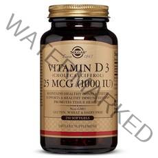 솔가 비타민 D3 (콜레칼시페롤) 1000 IU 소프트젤 글루텐 프리, 250개입, 1개