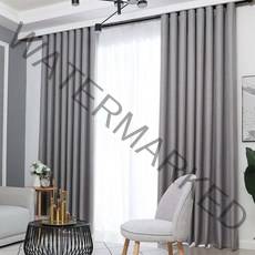 Senjoo 무지 차광 방진 커튼